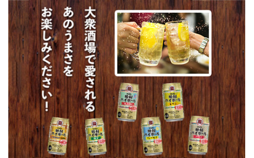 ＜TaKaRa焼酎ハイボール レモン/ドライ/グレープフルーツ/ラムネ割り/ゆず/うめ割り 350ml×24本（6種×4本）＞翌月末迄に順次出荷