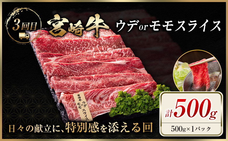 宮崎 牛 定期便 焼肉 ステーキ 肉 牛肉 赤身 もも ウデ 人気 ギフト 国産 おすすめ プレゼント 特産品 高級 贅沢 グルメ 送料無料