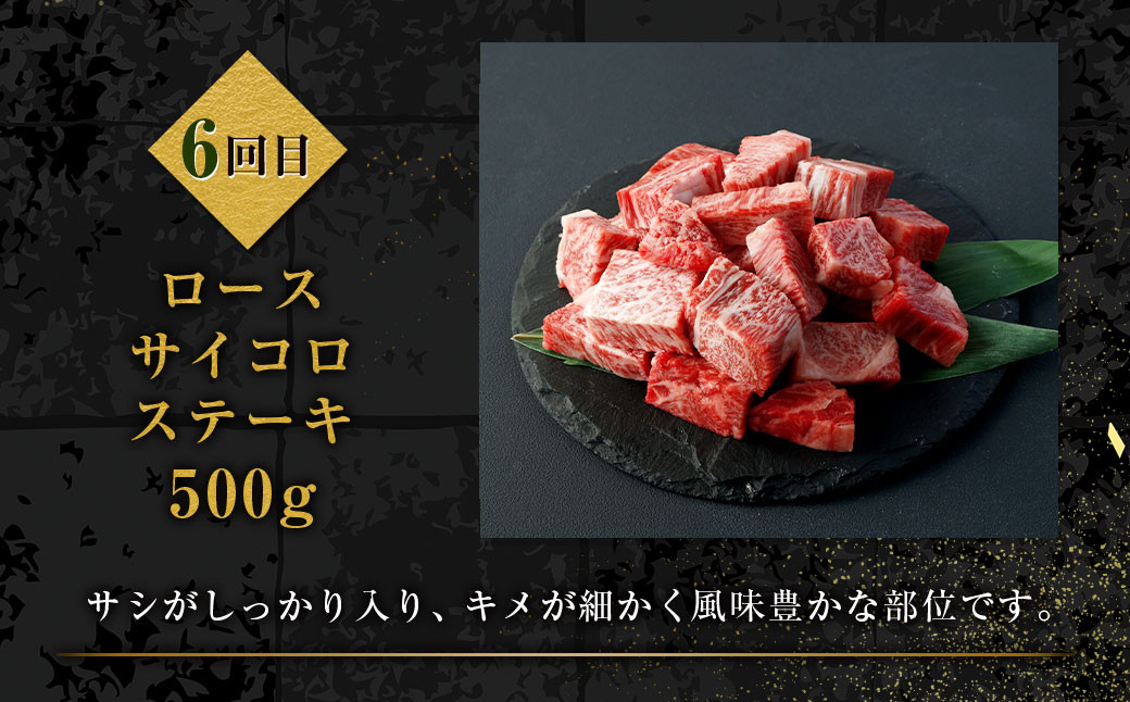 ＜ミヤチク 宮崎牛6ヶ月定期便＞※入金確認後、2ヶ月以内に順次出荷します。 合計約3kg 和牛 定期 宮崎牛