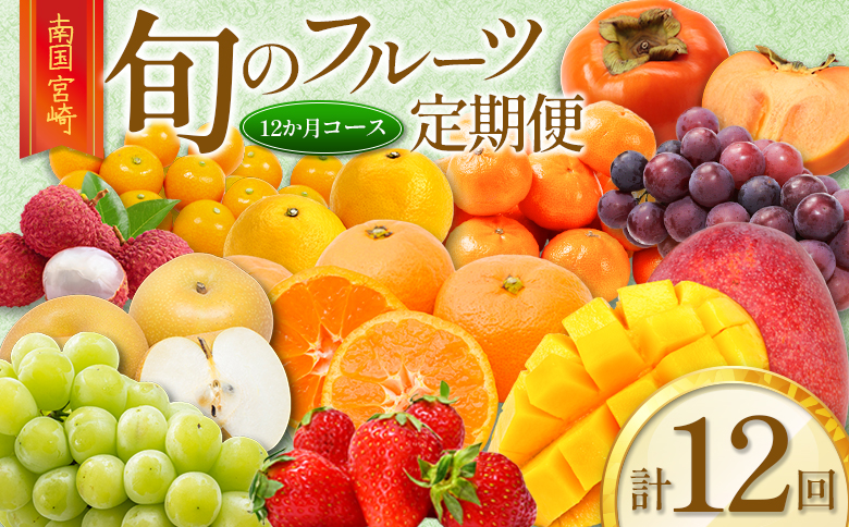 旬のフルーツ定期便 12か月コース【F113-25】