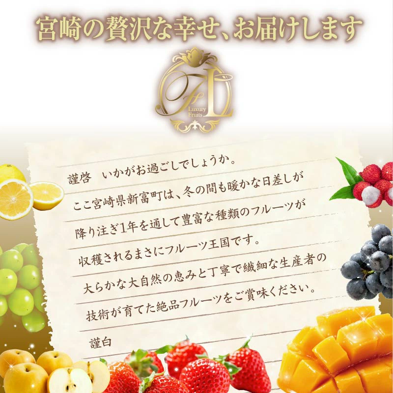 【ふるさと納税】旬のくだもの定期便 「極上コース」 全12回 マンゴー いちご マスカット 国産 宮崎【G53】