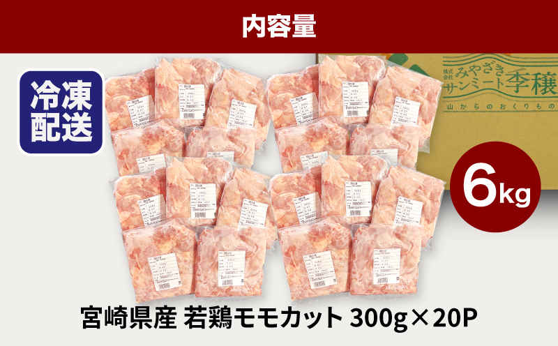 ★スピード発送!!７日〜10日営業日以内に発送★鶏ももカット 小分け 6kg　K16_0130