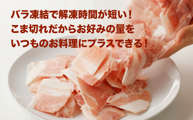 ★スピード発送!!７日〜10日営業日以内に発送★宮崎県産豚こま切れバラ凍結 2.5kg 小分け K16_0139