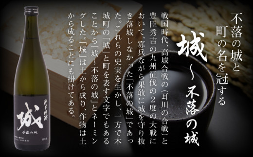 【7日以内に発送！】【プレゼント・ギフト】令和6年産 木城町・毛呂山町 新しき村友情都市コラボ 日本酒２種２本セット（城１本・Alabanza１本） K21_0042