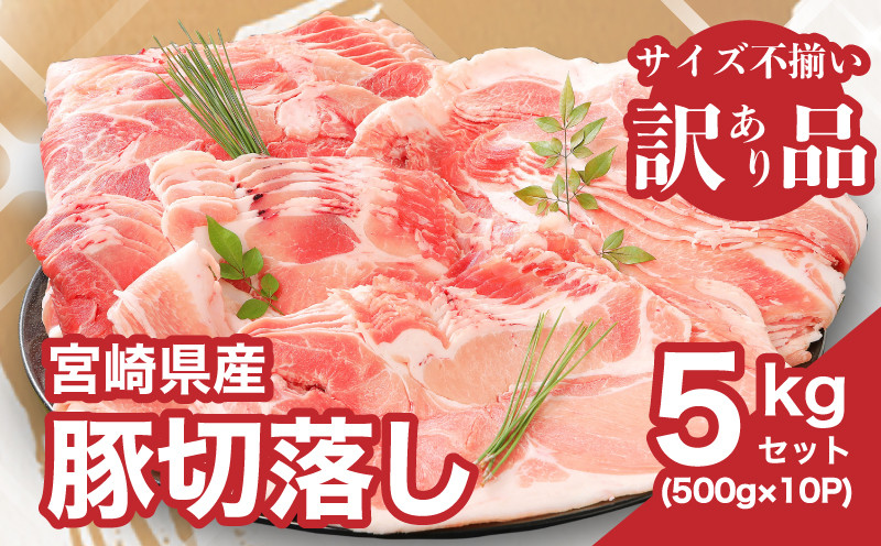 【訳あり】宮崎県産豚切落し5kg(500g×10P) _K16_0055_4