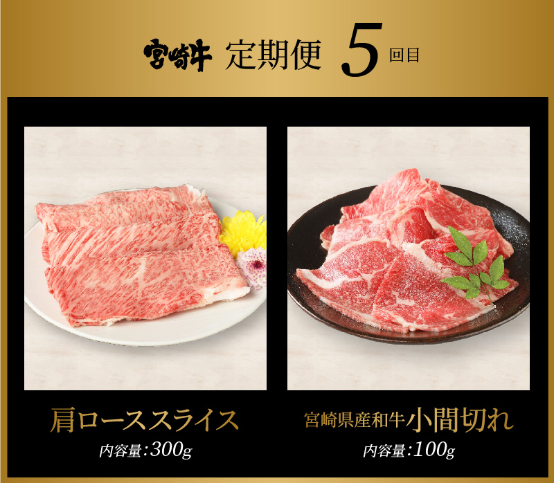 宮崎牛　焼肉とすきしゃぶ６回定期便 K18_T011_3