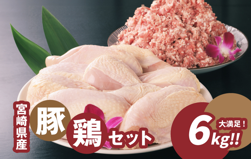 豚ミンチ3Kｇ・鶏ムネ3Kｇ　計6kgセット K16_0028_2
