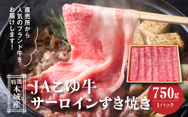 JAこゆ牛 特選木城産 サーロイン750g すき焼き用_K56_0003_1