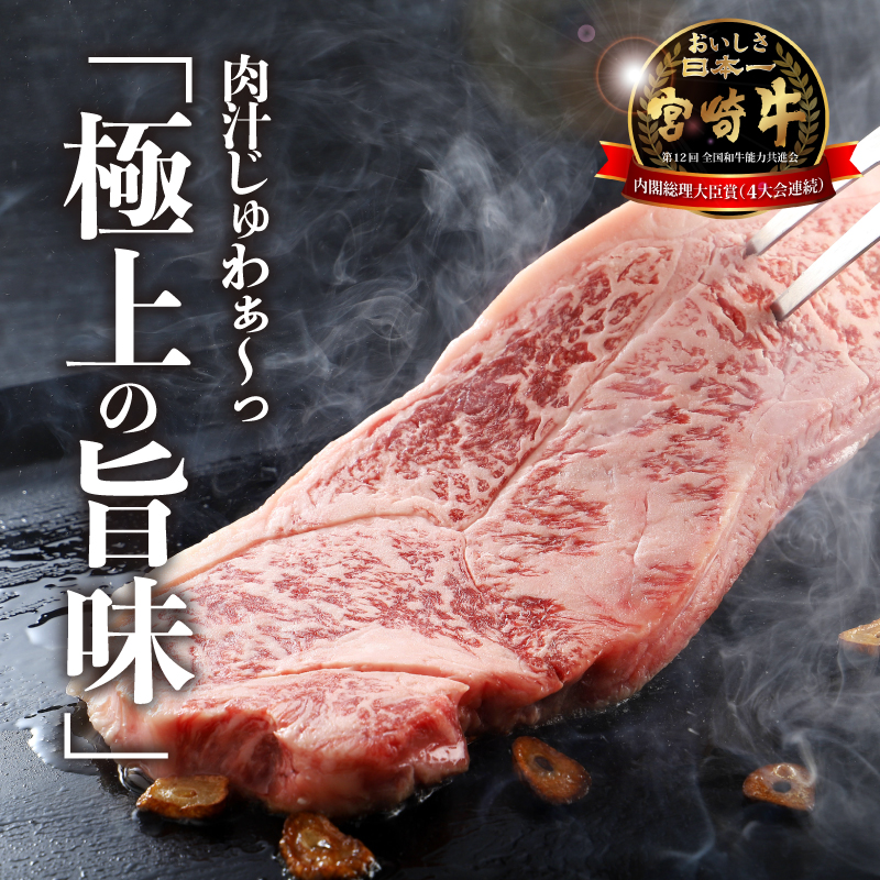 宮崎牛 特上ロースステーキ A4等級以上 600g(300g×2枚) _K16_0009_4