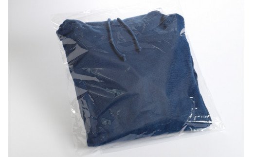 ＜じゅうじ染め・藍染めパーカー＞ K17_0005_2