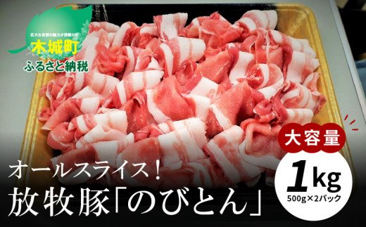放牧豚「のびとん」スライスセット！500ｇ×2パック K25_0007_2