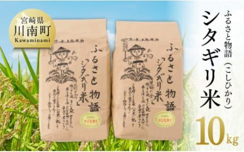 【令和6年産】 宮崎県産 こしひかり 「 シタギリ米 」 5kg×2 【 米 お米 白米 精米 国産 宮崎県産 こしひかり おにぎり 】