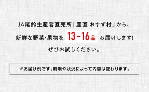 産直おすず村 季節の野菜と果物 厳選 詰め合わせセット（大）【旬野菜 フルーツ 直売所 産地直送 宮崎県産】