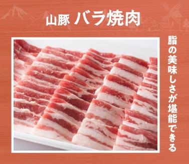 山豚ロースしゃぶ・バラ焼肉セット【豚肉 肉 国産豚 ブランド豚 宮崎県産】