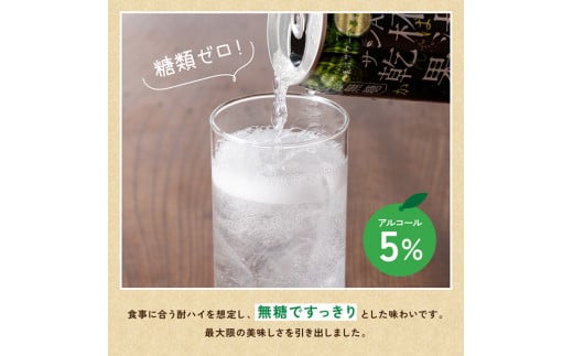  【3ヶ月 定期便 】※地域限定※ へべず酎ハイ「サンA乾杯果汁」缶（350ml×48本）【 全3回 柑橘系 酒 お酒 チューハイ リキュール アルコール 度数5% 】