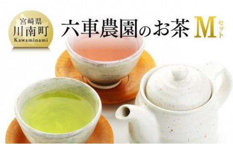 「六車農園」お茶Ｍセット 【 お茶 ３種 深蒸し 煎茶 ほうじ茶 かぶせ茶 お湯出し 水出し九州産 宮崎県産 川南町産 ティーバック 】