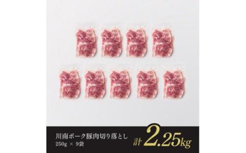 川南ポーク豚肉切り落とし2.25kg（250g×9袋）【 豚肉 豚 肉 切落し 九州産 国産 宮崎県産 切り落し 】