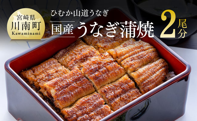 【名店の味！宮崎県産鰻】 ひむか山道うなぎ蒲焼２尾分（260ｇ以上） 【 国産 鰻 ウナギ うなぎ かば焼き 蒲焼 惣菜 川南町 】