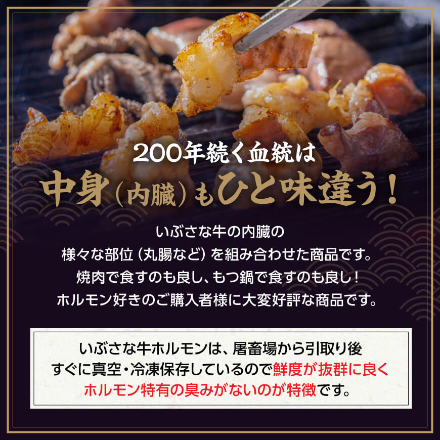 【12ヶ月定期便】いぶさな牛のスペシャル焼肉セット650g 【 宮崎県産 牛 焼肉 黒毛和牛 定期便 】