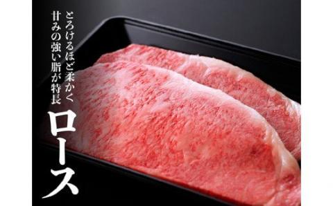 宮崎牛 ロースステーキ 500g (250g×2枚)【4大会連続日本一 肉 牛肉 国産 黒毛和牛 肉質等級4等級以上 4等級 5等級 ミヤチク 鉄板焼き】