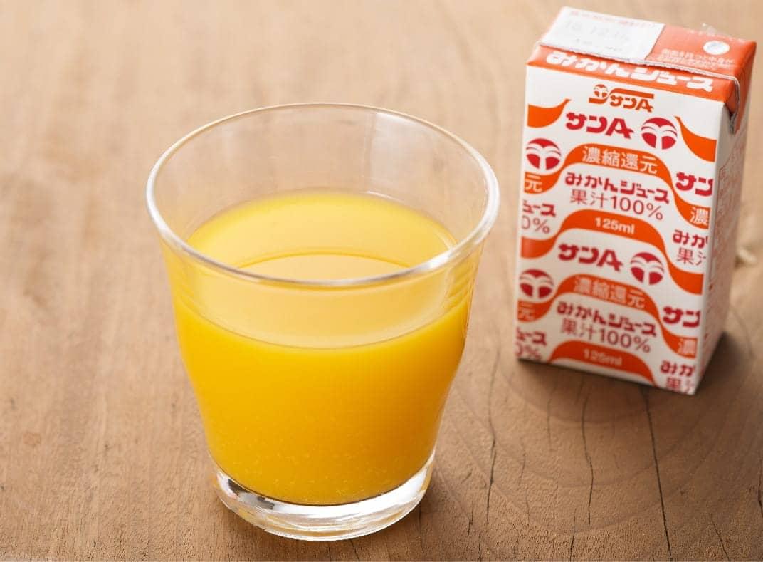 サンA みかんジュース100% 125ml 紙パック24本入り 【 ふるさと納税 飲料 オレンジ ジュース みかん ミカン 温州みかん 紙パック 送料無料 】 