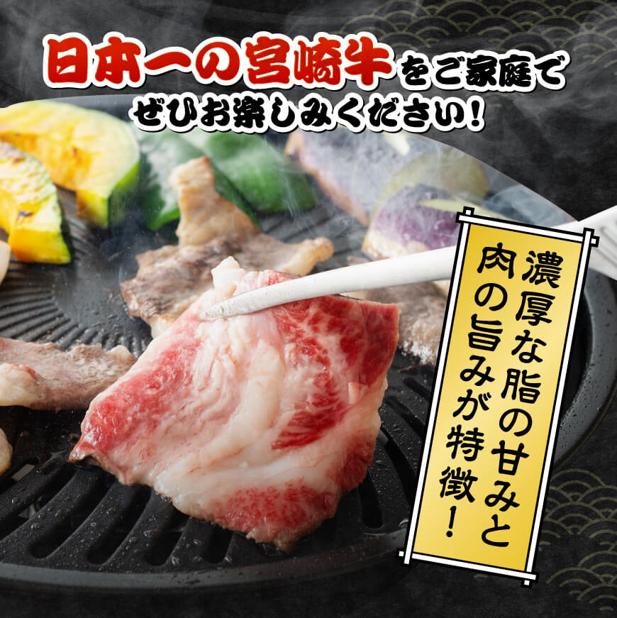 【訳あり】 宮崎牛 カルビ（ バラ ） 焼肉 500g 【 肉 牛肉 焼肉 BBQ 焼き肉 焼くだけ おかず 簡単調理 】