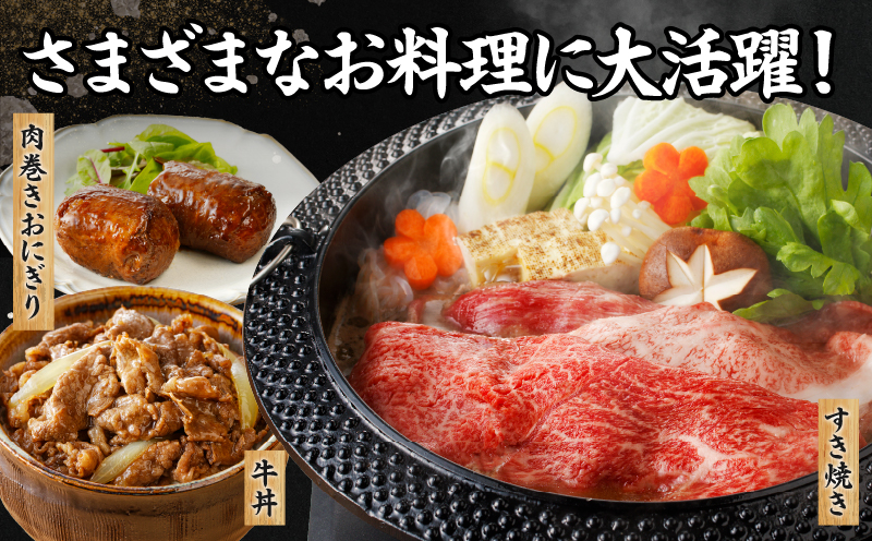 【12月発送】生産者応援≪肉質等級4等級以上≫黒毛和牛肩ウデスライス(計1kg) 肉 牛 牛肉 おかず 国産_T030-0071-612