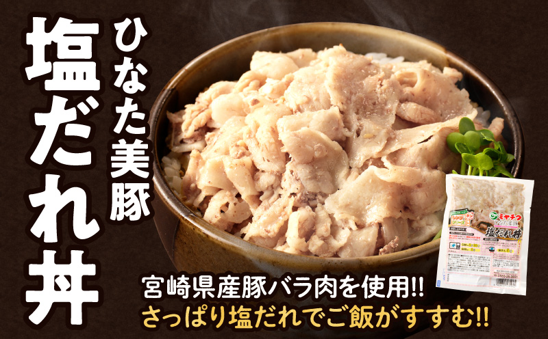 レンジでチンする牛・豚丼セット(合計1.3kg以上) 肉 牛 豚 牛肉 豚肉 おかず 国産_T030-026