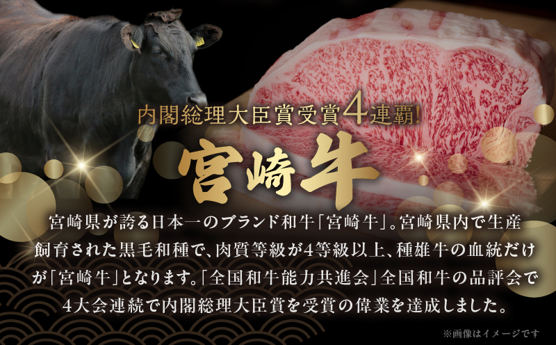 宮崎牛ローススライス(計800g) 肉 牛 牛肉 国産_T050-006