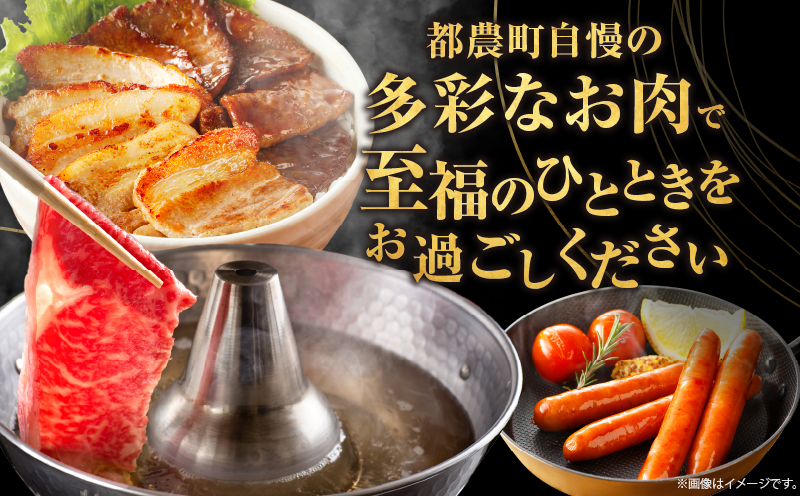 ≪8か月定期便≫黒毛和牛＆県産豚バラエティーセット(総重量7.3kg以上) 肉 牛 牛肉 おかず 国産_T030-070