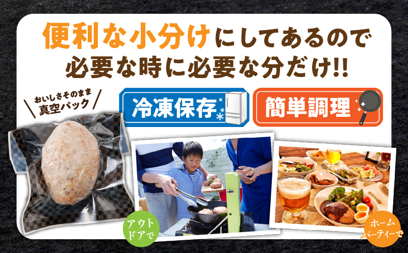 黒トリュフとブラウンマッシュルームのハンバーグ(計20個) 肉 豚肉 加工品 惣菜 国産_T001-021