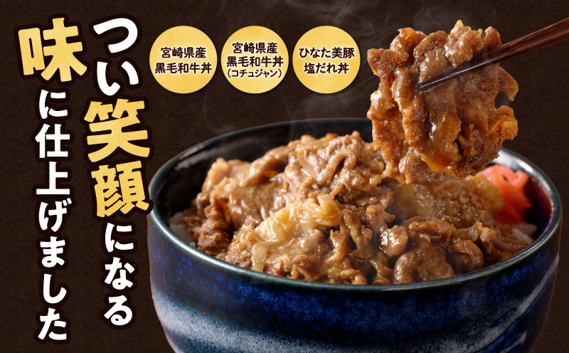 レンジでチンする牛・豚丼セット(合計1.3kg以上) 肉 牛 豚 牛肉 豚肉 おかず 国産_T030-026-M