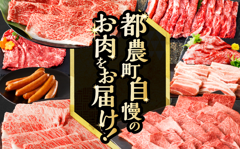 ≪8か月定期便≫黒毛和牛＆県産豚バラエティーセット(総重量7.3kg以上) 肉 牛 牛肉 おかず 国産_T030-070