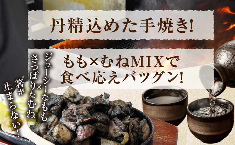 宮崎県産若鶏モモ肉切身＆炭火焼セット(合計2.25kg) 鶏肉 加工品 国産_T017-003