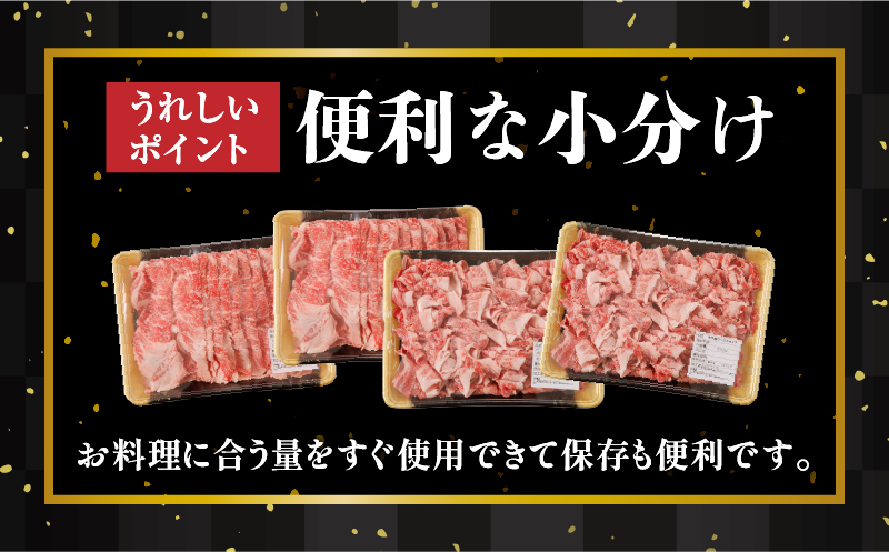 【2週間以内発送】月数量限定≪訳あり≫黒毛和牛肩ロース＆リブローススライスセット(合計1kg) 肉 牛 牛肉 国産_T025-002