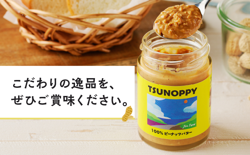 【2週間以内発送】都農町産クラフトピーナッツバター(チャンク)計2個 落花生 加工品 国産_T024-0111