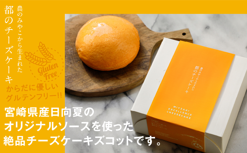 【2週間以内発送】農の都で生まれた「都のチーズケーキ」計1個 スイーツ 洋菓子 国産_T038-0095