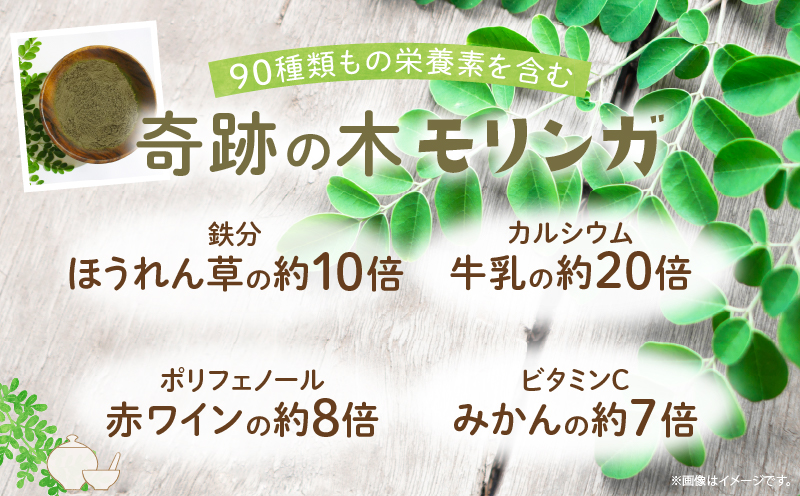 ＼ポスト投函／≪スーパーフード≫モリンガパウダー計120g 健康 粉末 パウダー 加工品 国産_T033-0015