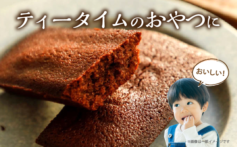 【2週間以内発送】≪グルテンフリー≫米粉のチョコフィナンシェ(計5個) スイーツ お菓子 国産_T038-013