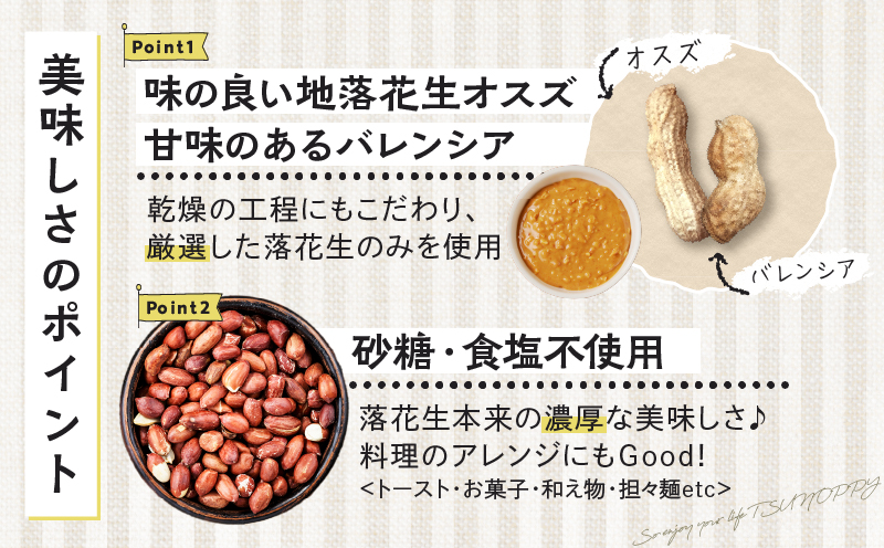 【2週間以内発送】都農町産クラフトピーナッツバター(チャンク)計2個 落花生 加工品 国産_T024-0111