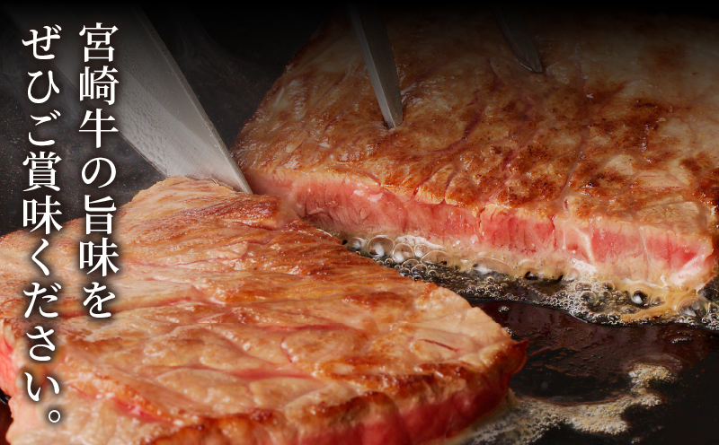 宮崎牛モモステーキ(計1.2kg) 肉 牛 牛肉 国産_T009-0202
