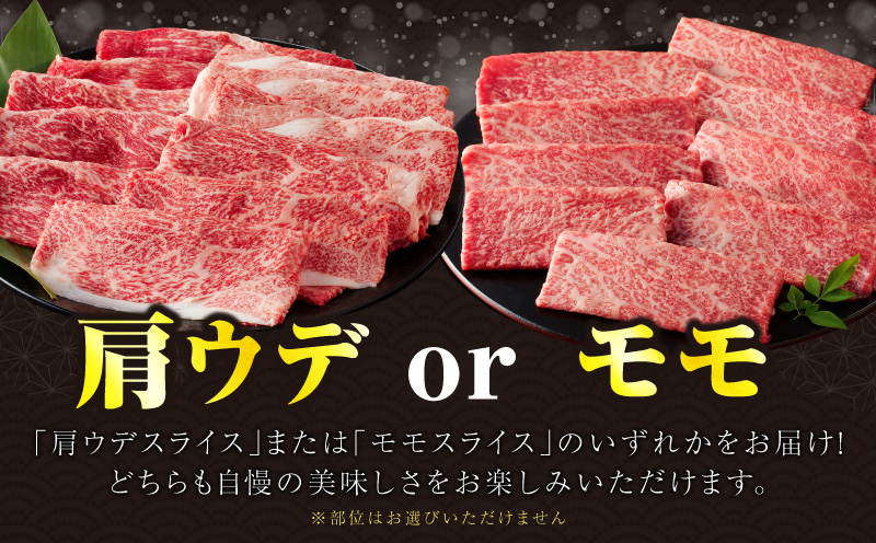 ≪肉質等級4等級以上≫黒毛和牛赤身スライス(計500g) 肉 牛 牛肉 おかず 国産_T030-0883
