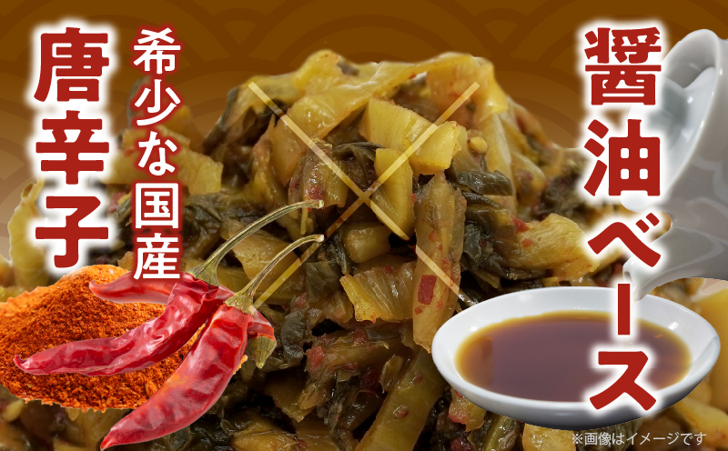 ＼ポスト投函／ピリ辛高菜 計1袋 (150g) 漬物 おかず 野菜 加工品 国産_T025-022