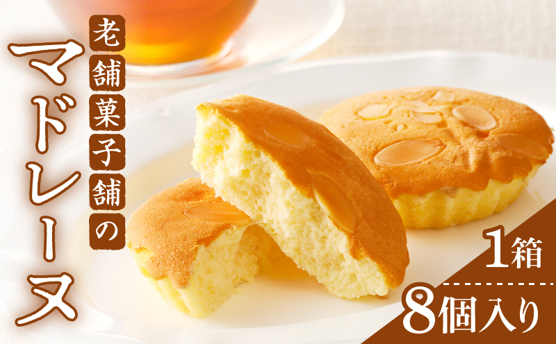 【2週間以内発送】老舗菓子舗のマドレーヌ計8個 焼き菓子 スイーツ 詰め合わせ 洋菓子_T035-0011