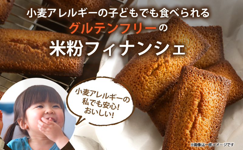 【2週間以内発送】＼ポスト投函／≪グルテンフリー≫米粉のフィナンシェ(計2個) スイーツ お菓子 国産_T038-011