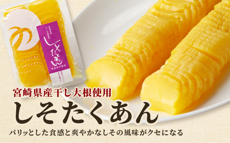 ＼ポスト投函／しそたくあん100g 漬物 おかず 野菜 加工品 国産_T037-0035