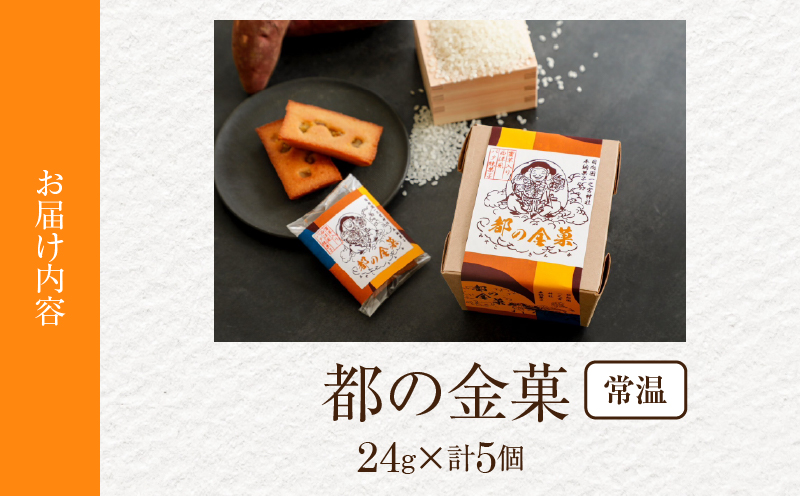 【2週間以内発送】日向之國一之宮神社奉納菓子「都の金菓（計5個）」スイーツ お菓子 国産_T038-010
