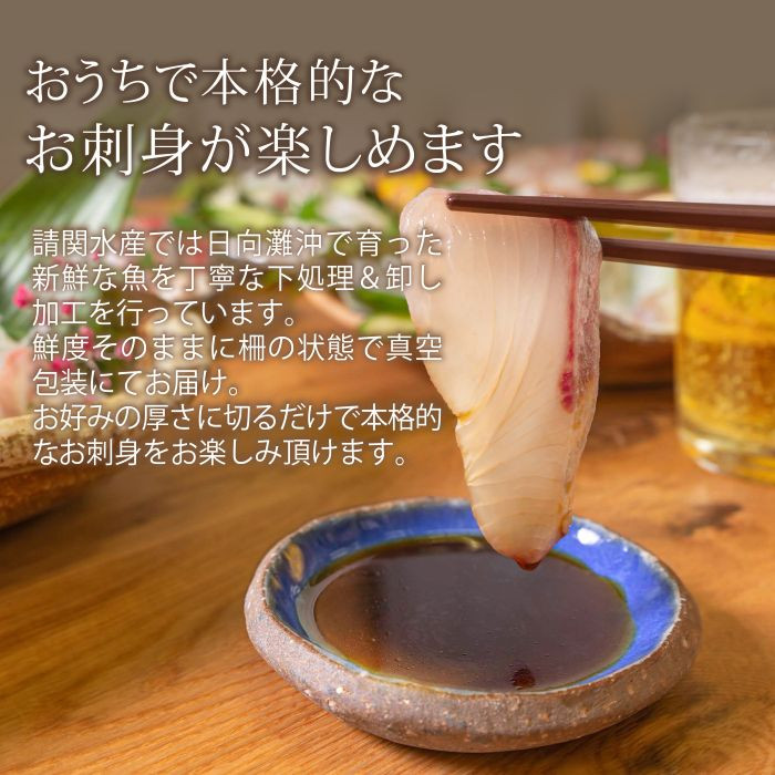 【北海道・離島配送不可】＜定期便・全3回(連続)＞旬の鮮魚(3ヶ月コース)ブリ かんぱち 真鯛 ヒラメ シマアジ サーモン 冷蔵 簡単調理 刺身 国産 お造り 柵 お楽しみ 切るだけ【UZ-02】【請関水産】