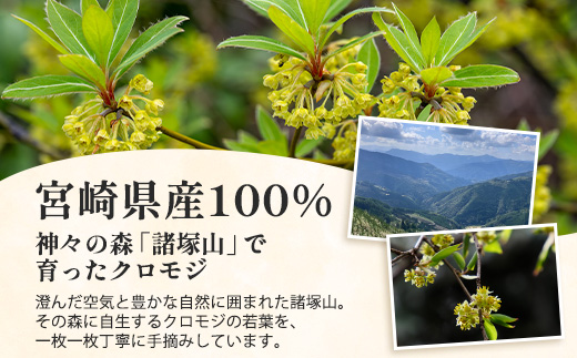 【数量限定】くろもじ茶（葉・枝入り）10包×3袋 ティーバッグ 常温｜お茶 茶 クロモジ茶 ハーブティー ノンカフェイン ティーパック パック 茶葉 爽やか リラックス 諸麥商店 宮崎県 諸塚村 MM-01