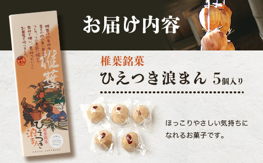 【椎葉銘菓】ひえつき浪まん 2箱(5個入り×2)【椎葉村産 干し柿入りの和菓子】お菓子 和菓子 スイーツ デザート お土産 手土産 特産品 父 母 敬老 ギフト プレゼント 贈り物 贈答 干し柿 干柿 白あん 餡 ひえつき 饅頭 まんじゅう 【HF-81】